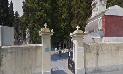 Frana muro del cimitero. Inagibili 200 tombe a Bordighera