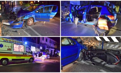 Schianto in auto sull'Aurelia: grave una 17enne a Bordighera