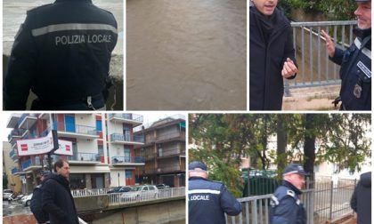 Corsi d'acqua ingrossati a Diano Marina. Il vicesindaco: "Situazione sotto controllo ma non abbassiamo la guardia"