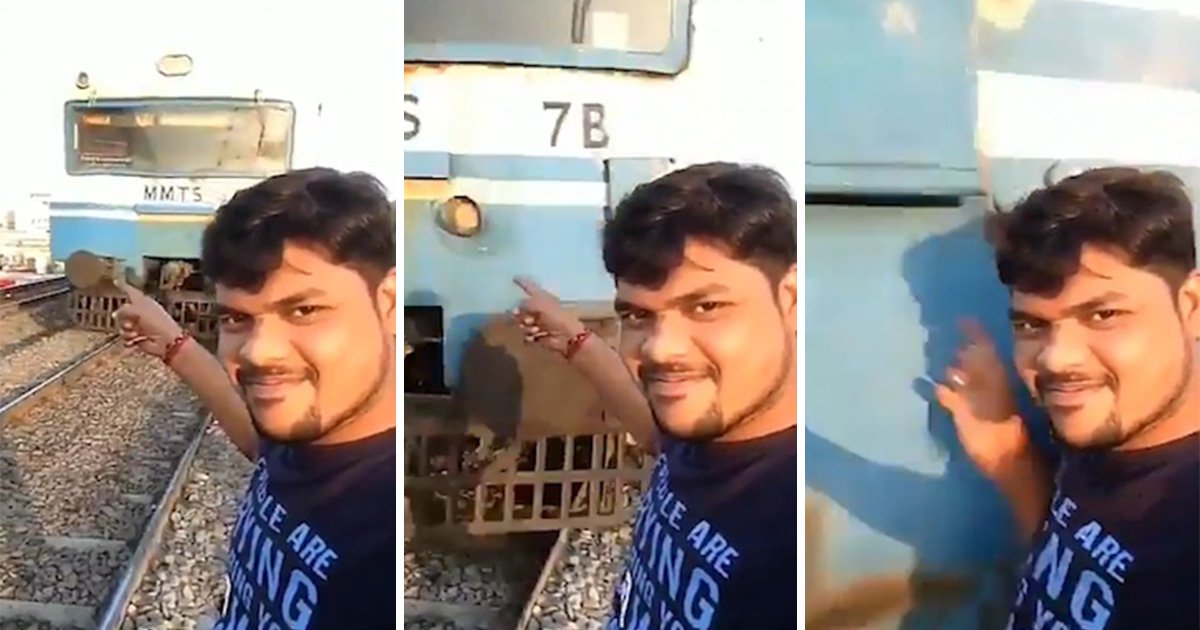 Pericolo selfie in stazione con i treni in transito