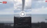 Il video della impressionante tromba d’aria a Genova