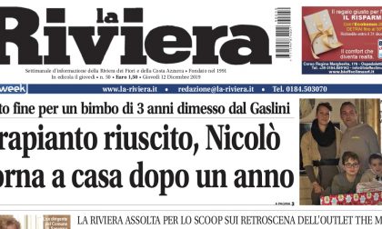 La storia di Nicolò, 3 anni, a casa per Natale dopo un anno al Gaslini su La Riviera in edicola