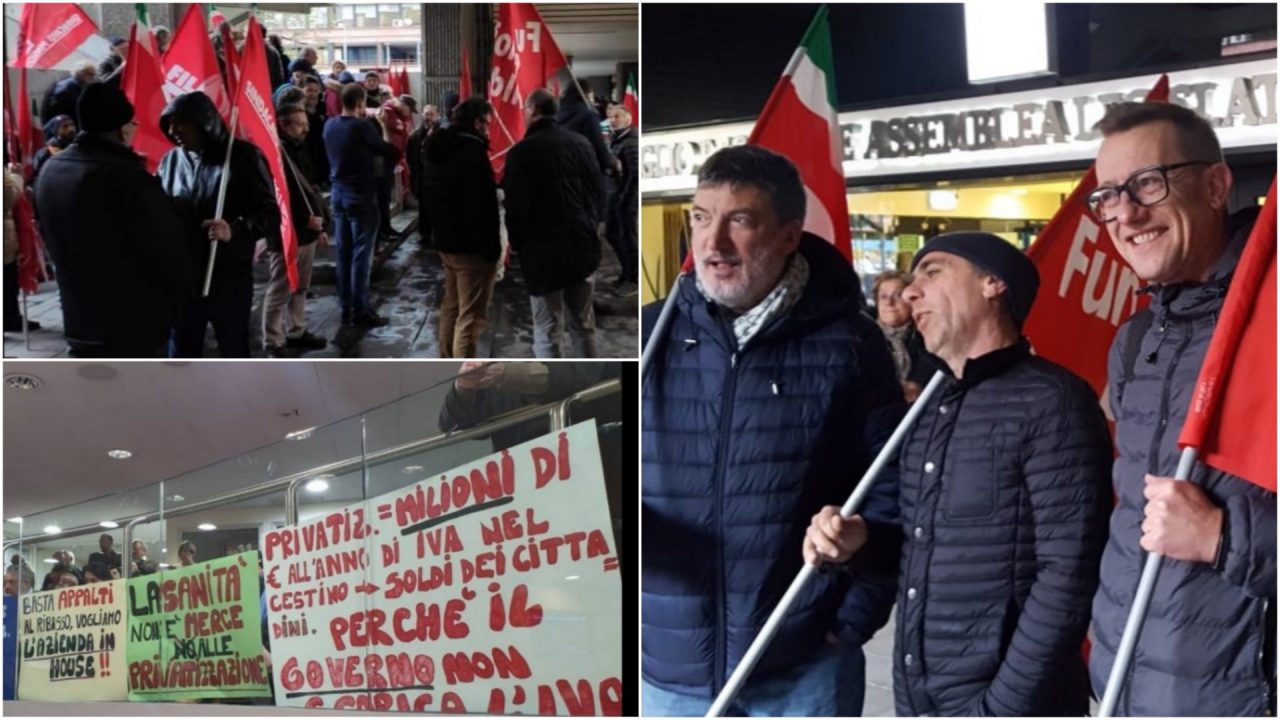 La CGIL di Imperia al presidio a Genova sulla sanità pubblica