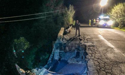 Maltempo: crollata la strada tra Vasia e Pantasina