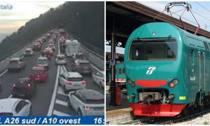 Trasporti nel caos in tutta la Liguria