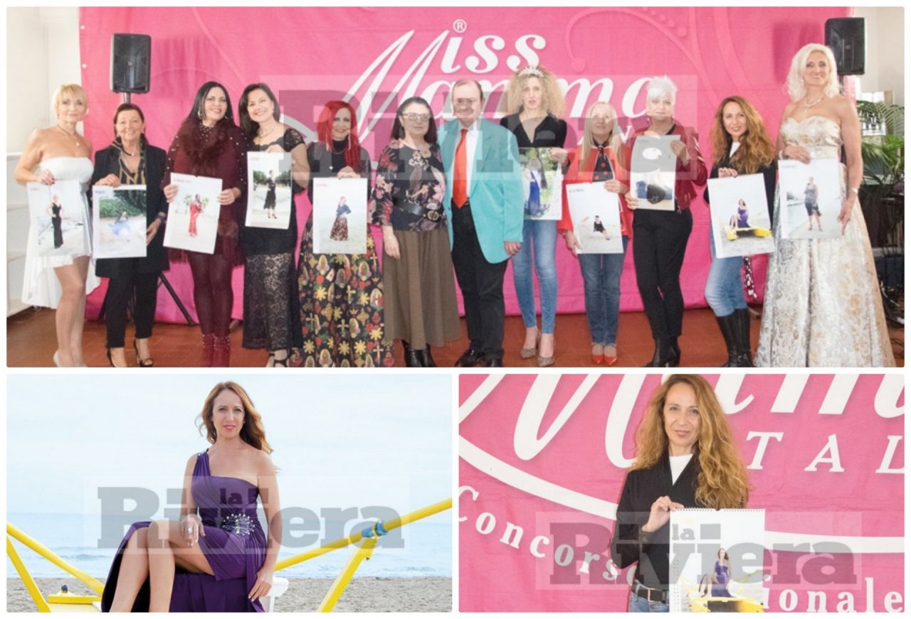 Parrucchiera di Bordighera nel calendario”Miss Mamma Evergreen”