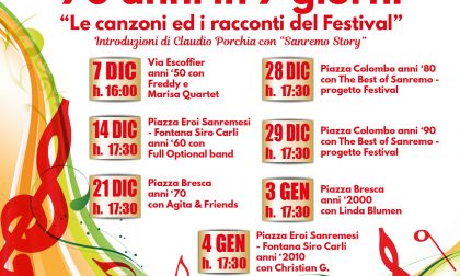 Christmas Circus con la storia del Festival di Sanremo