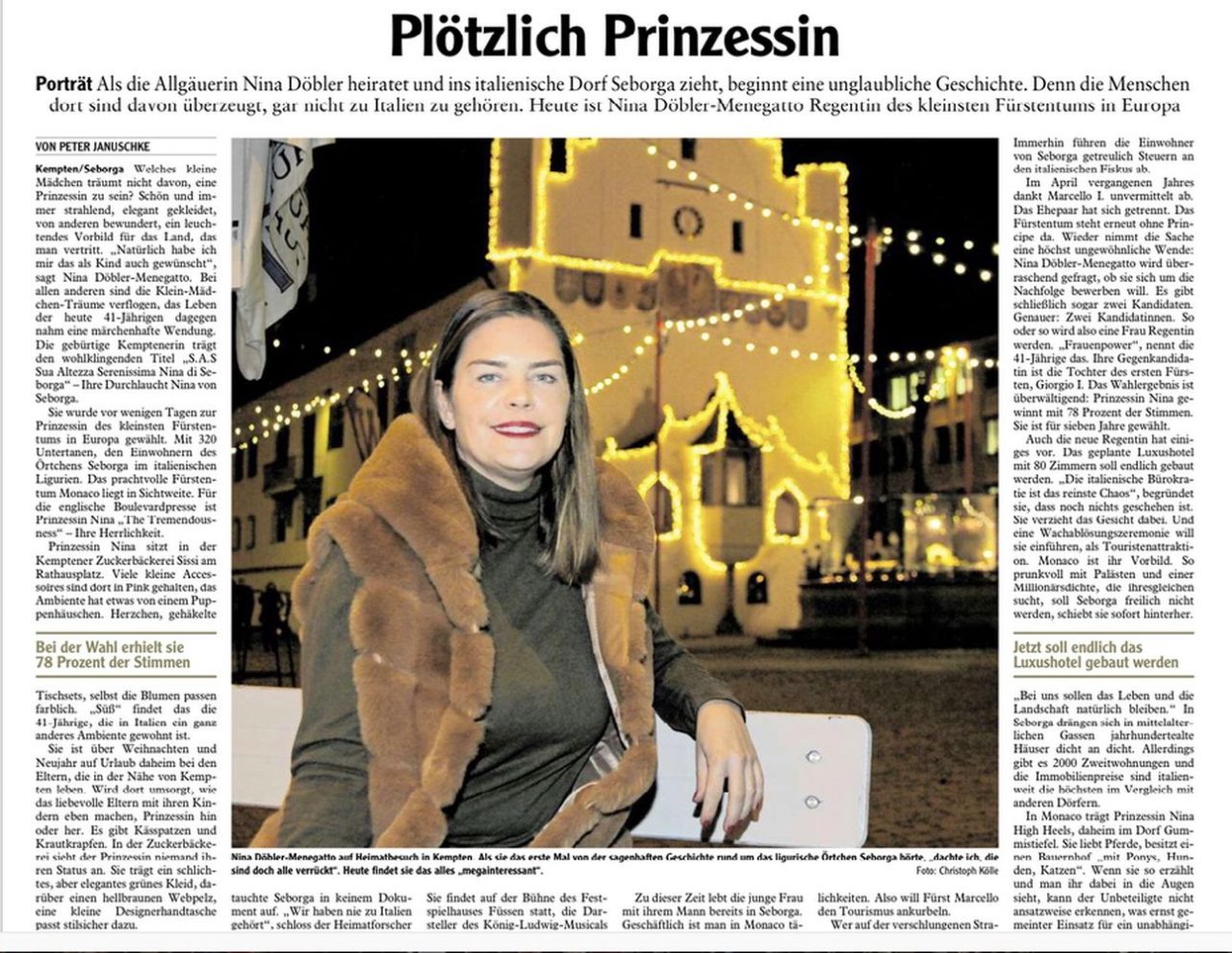 Il Principato di Seborga protagonista sui media tedeschi
