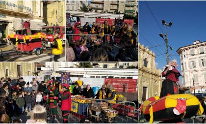 La Befana arriva a Sanremo accompagnata dai Vigili del Fuoco