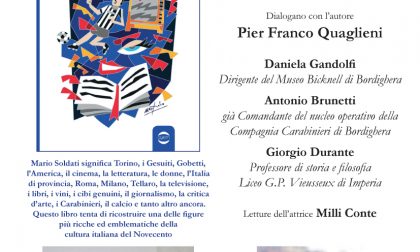 Al Bicknell l'autore Pier Franco Quaglieni e il suo nuovo libro  “Mario Soldati. La gioia di vivere”