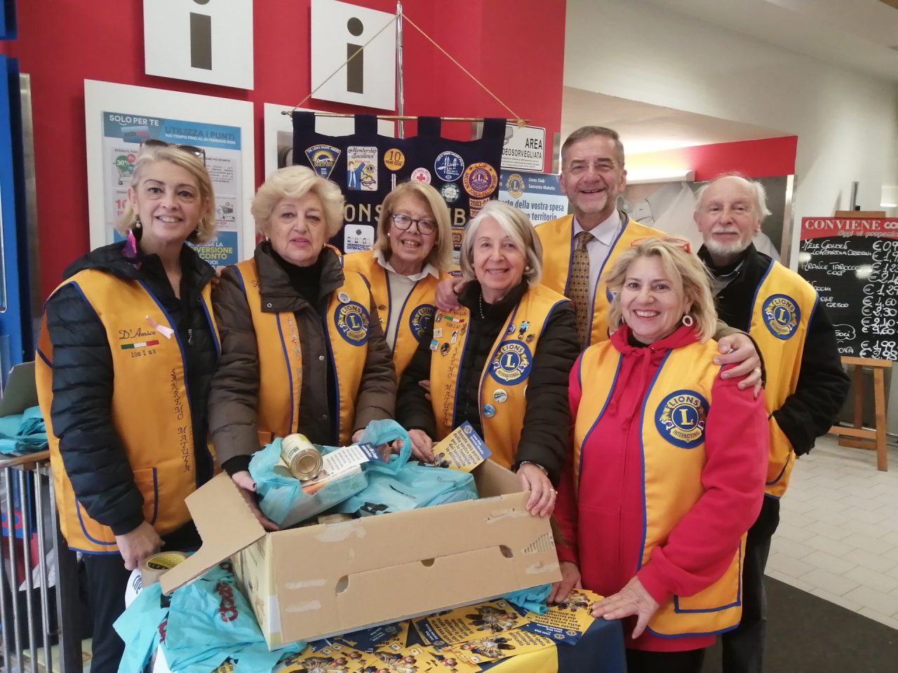 Raccolta alimentare record per i tre club Lions di Sanremo e Arma di Taggia