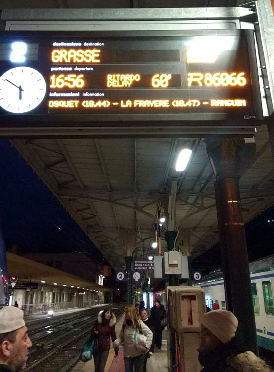 Francia: odissea treni, più di 1h e 15 da Monaco a Mentone