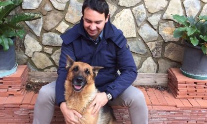 Lieto fine per il cane dell'assessore Francesco Benza fuggito a Capodanno
