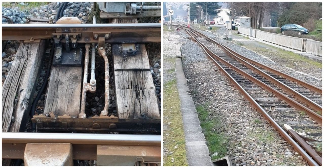Cedimento sui binari a Breil: interrotta la Ventimiglia-Cuneo