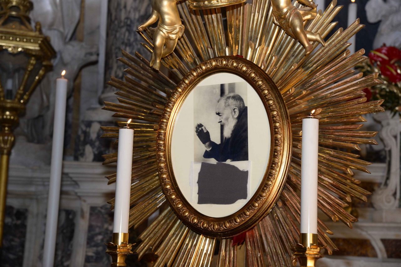 Imperia: arrivata la reliquia di Padre Pio