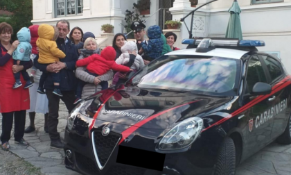 I carabinieri di Sanremo: merenda con i bambini di una casa famiglia