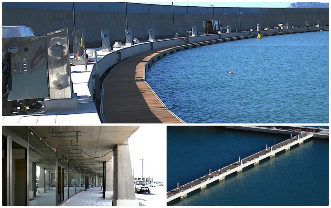 Terminate le opere a mare del porto di Ventimiglia. Foto