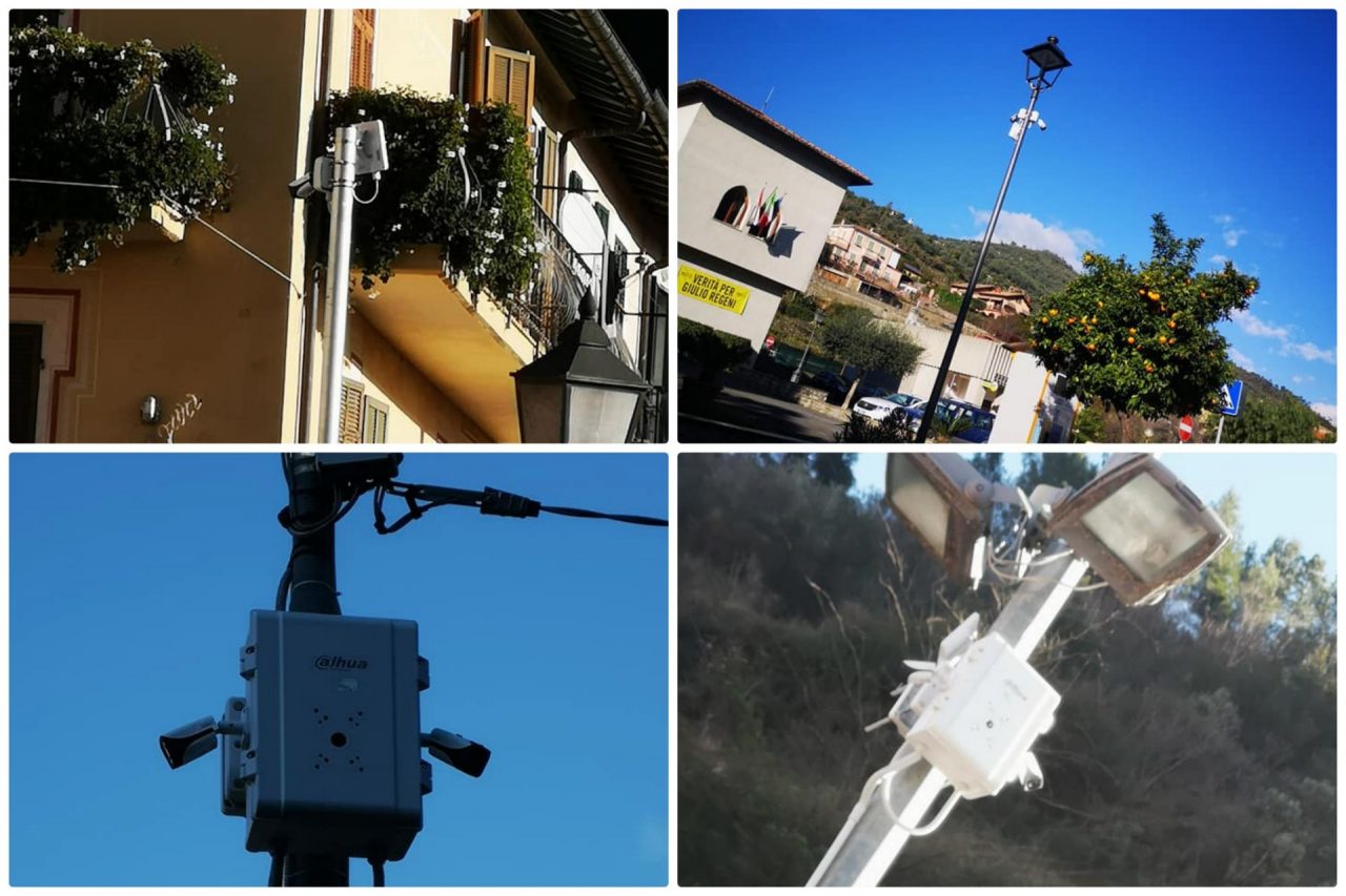 A Dolceacqua ci sono le telecamere che controllano le targhe