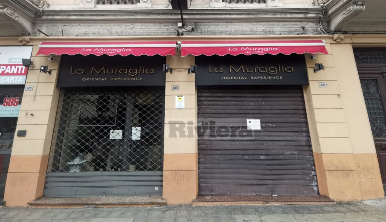 Sanremo: chiude per il coronavirus storico ristorante cinese La Muraglia
