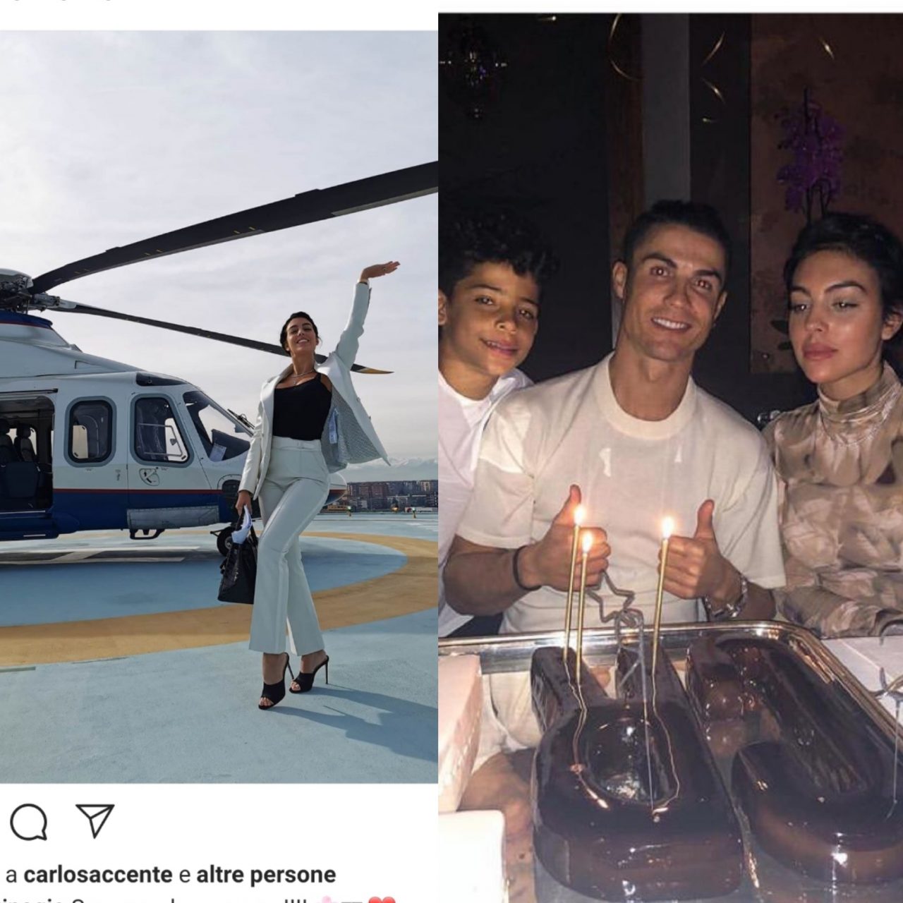 Georgina Rodriguez in arrivo a Sanremo