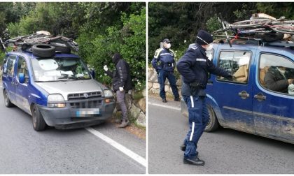 Coppia tenta di accamparsi sul Capo Berta: 400 euro di multa. Foto