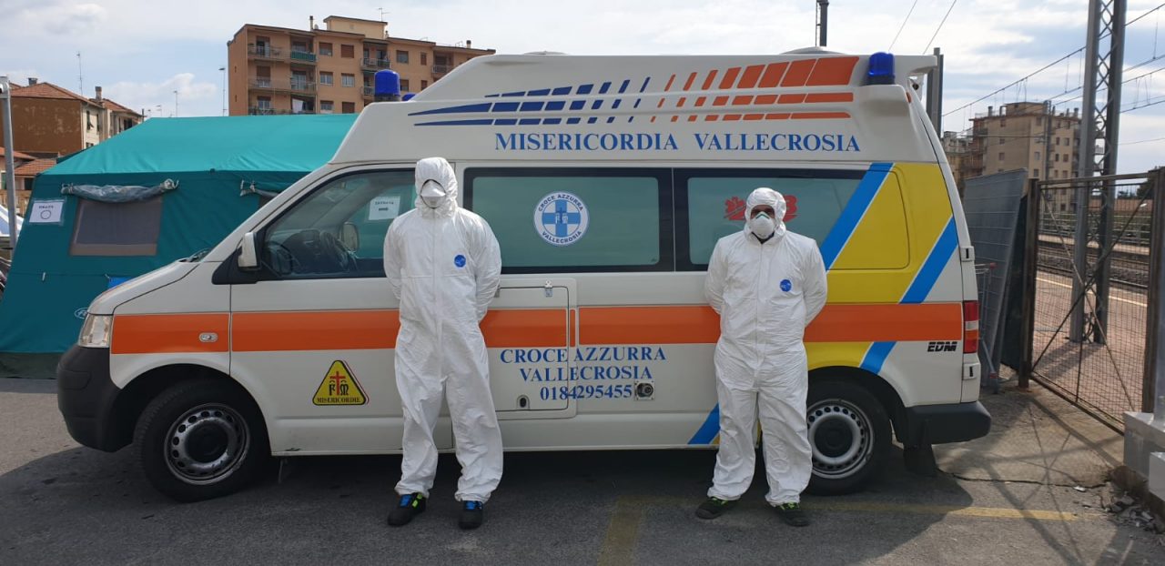 Sospetti Covid in val Nervia, 2 pazienti portati in ospedale