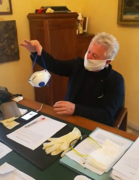 Gaetano Scullino Video Mascherine Attacco Protezione Civile Ventimiglia