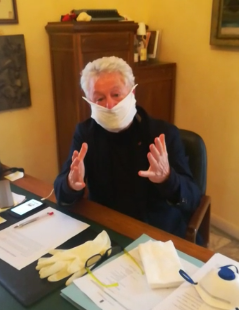 Gaetano Scullino Video Mascherine Attacco Protezione Civile Ventimiglia_02