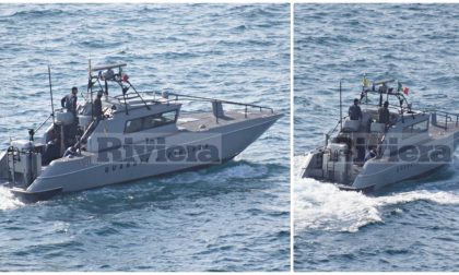 Controlli della Guardia di Finanza dentro e fuori il porto di Bordighera. Foto e Video