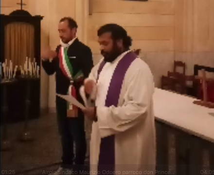 Coronavirus: l’appello del parroco e del sindaco alla Madonna delle Grazie. Video