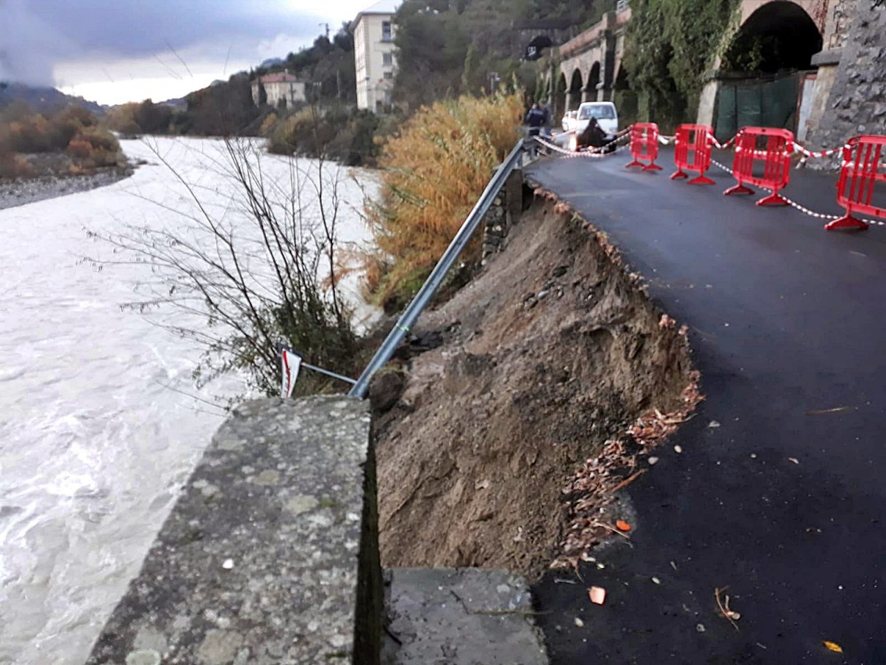 Contributo da 150mila euro per riparare la strada per Varase a Ventimiglia