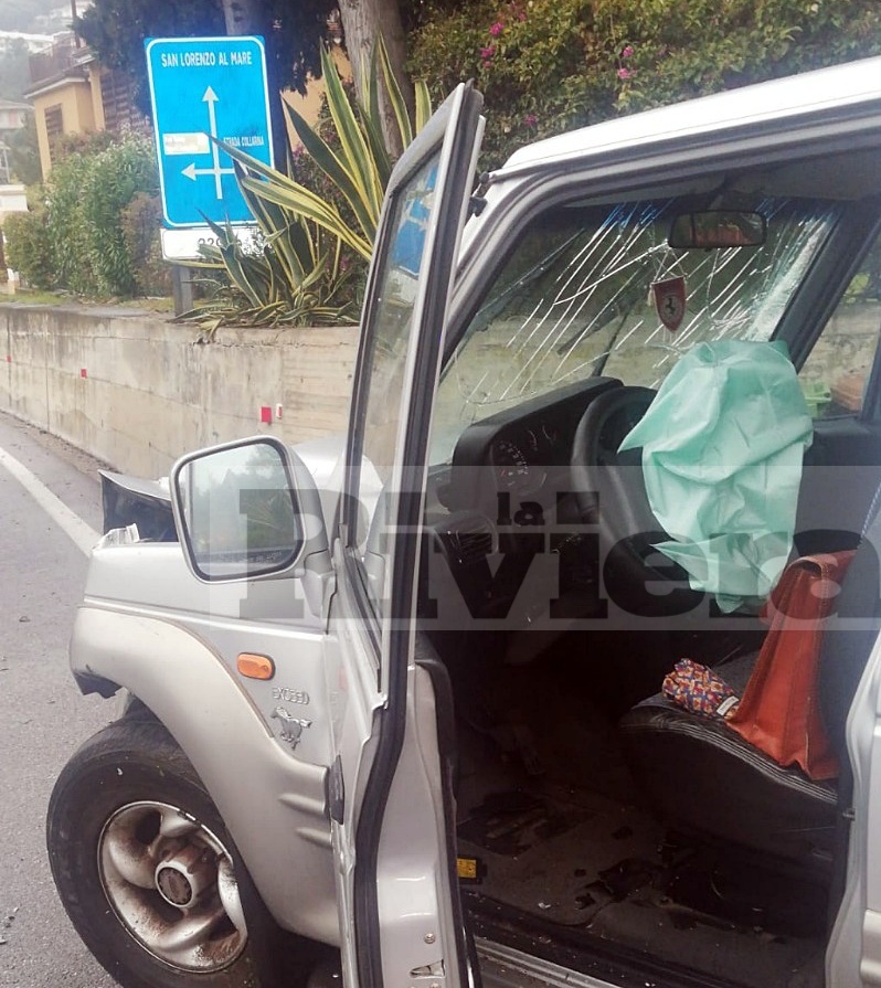 Incidente Aregai camion nettezza urbana e Jeep fuoristrada