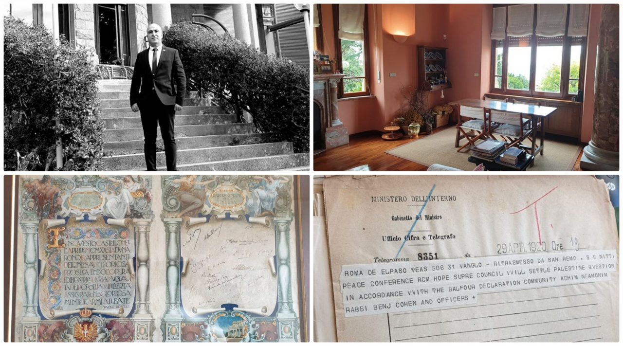 L’Ambasciatore israeliano Dror Eydar ricorda i 100 anni della Conferenza di Sanremo