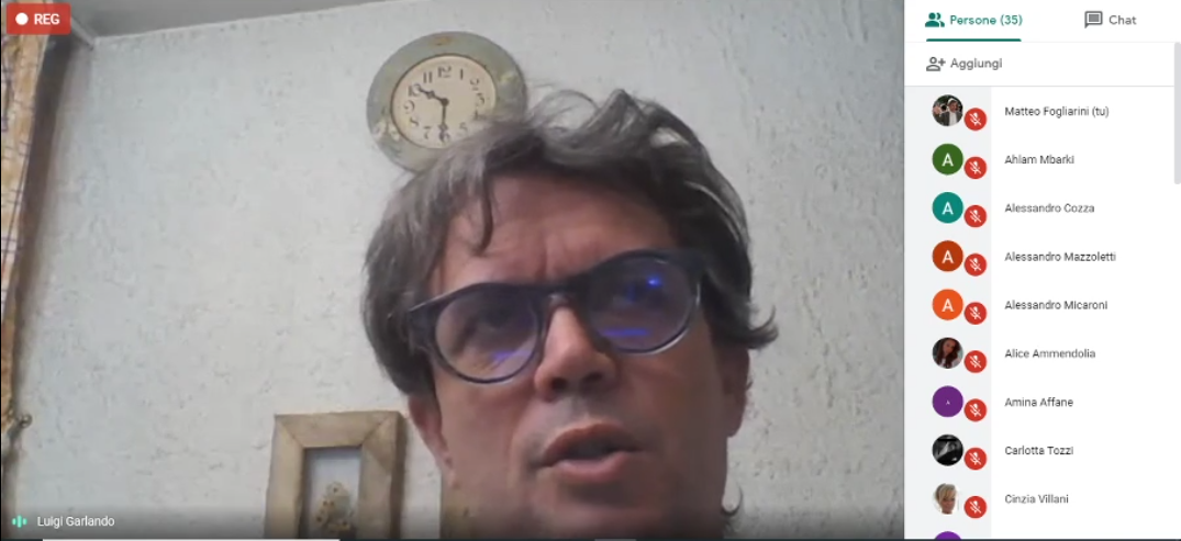 Studenti di Coldirodi in videoconferenza con lo scrittore Luigi Garlando