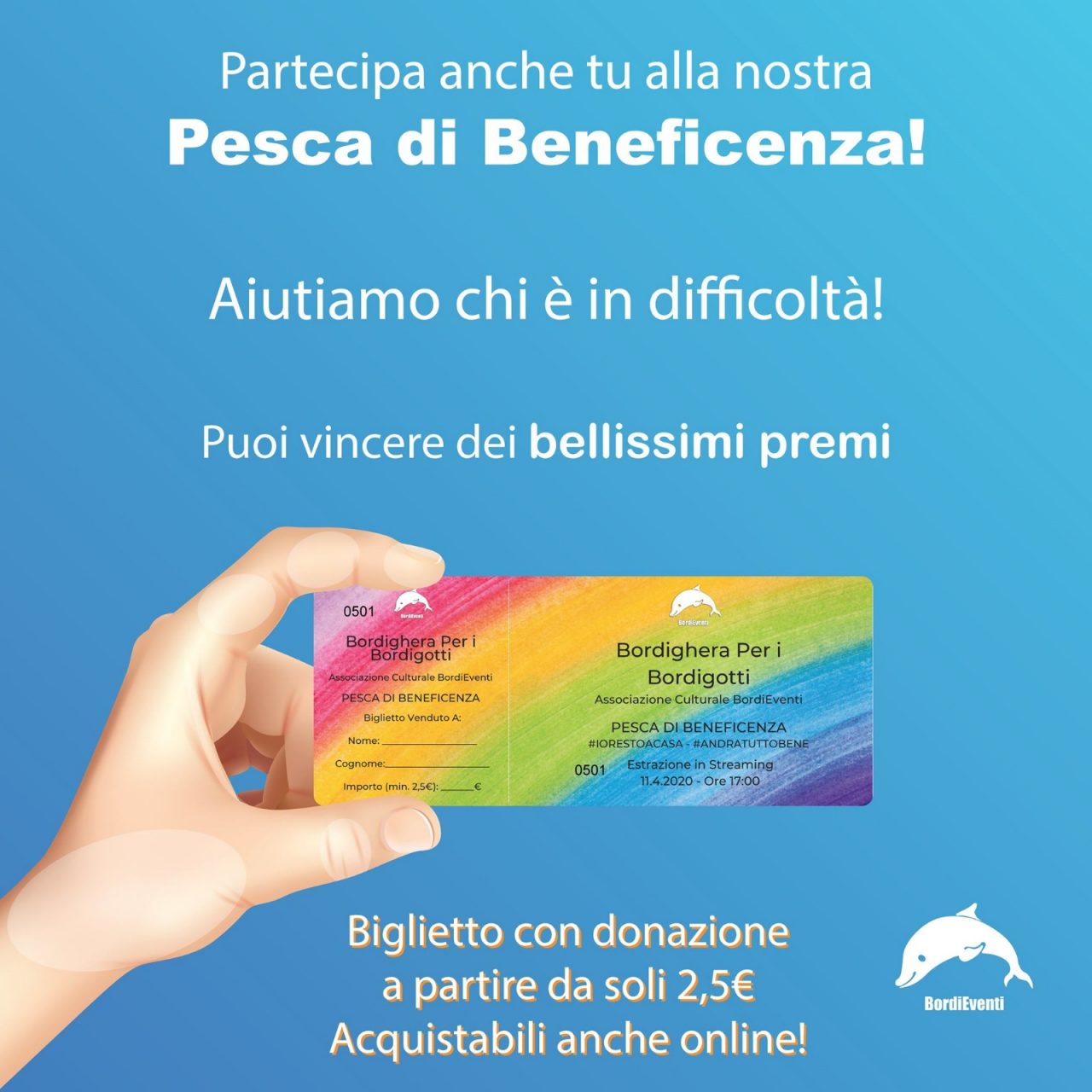 Bordighera organizza pesca di beneficienza per i più bisognosi