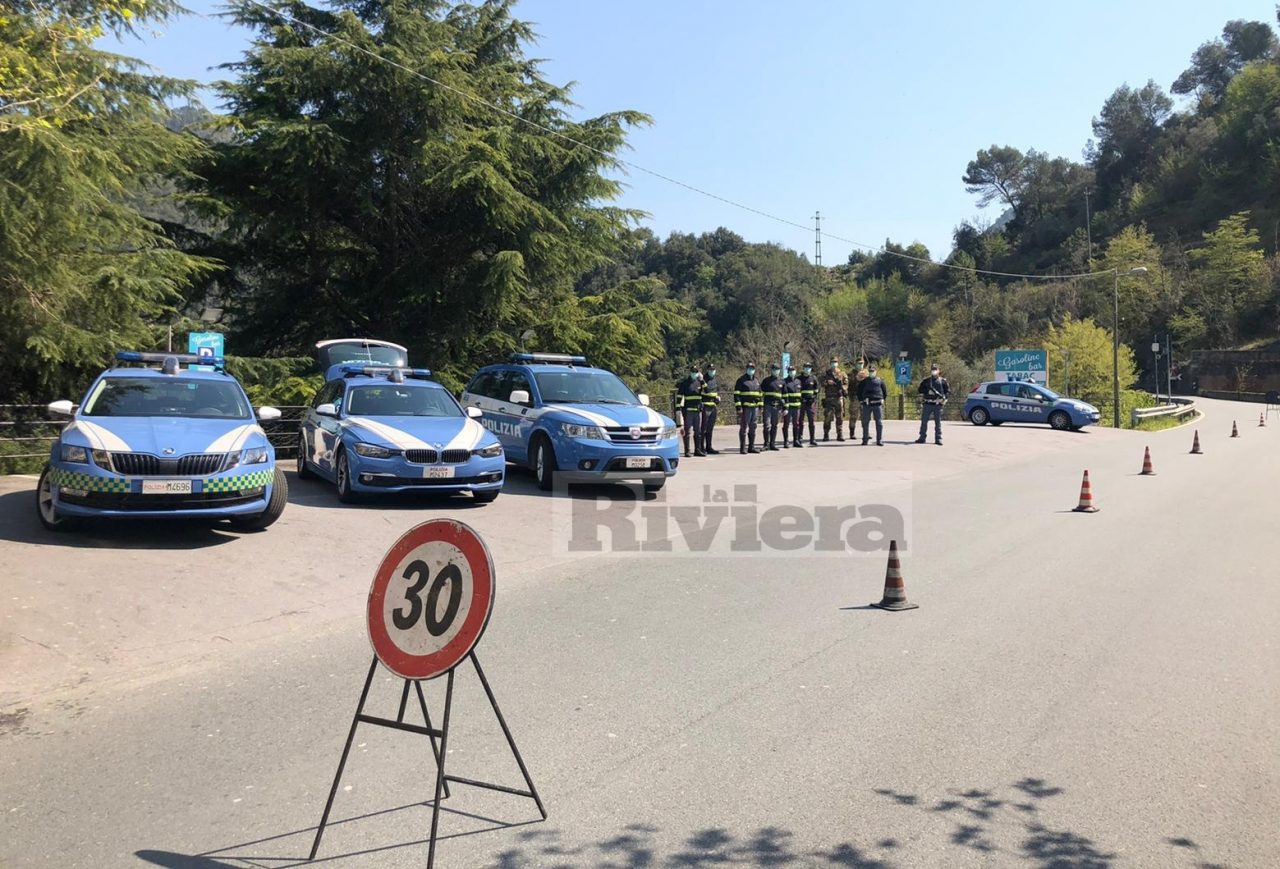 Maxi posto di controllo sulla Statale 20 contro le trasferte di Pasqua