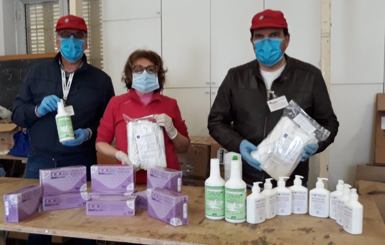L’A.D.M.O dona mascherine ai centri Caritas di Imperia