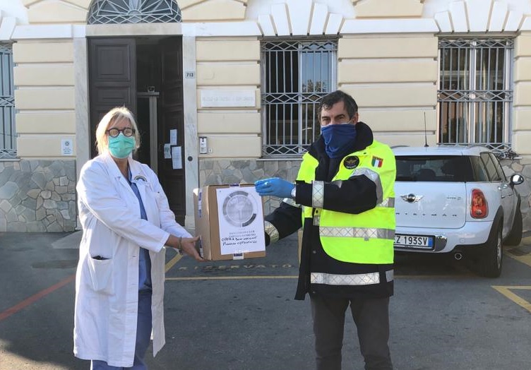 Dal Panathlon mille mascherine per le Case di Riposo di Sanremo