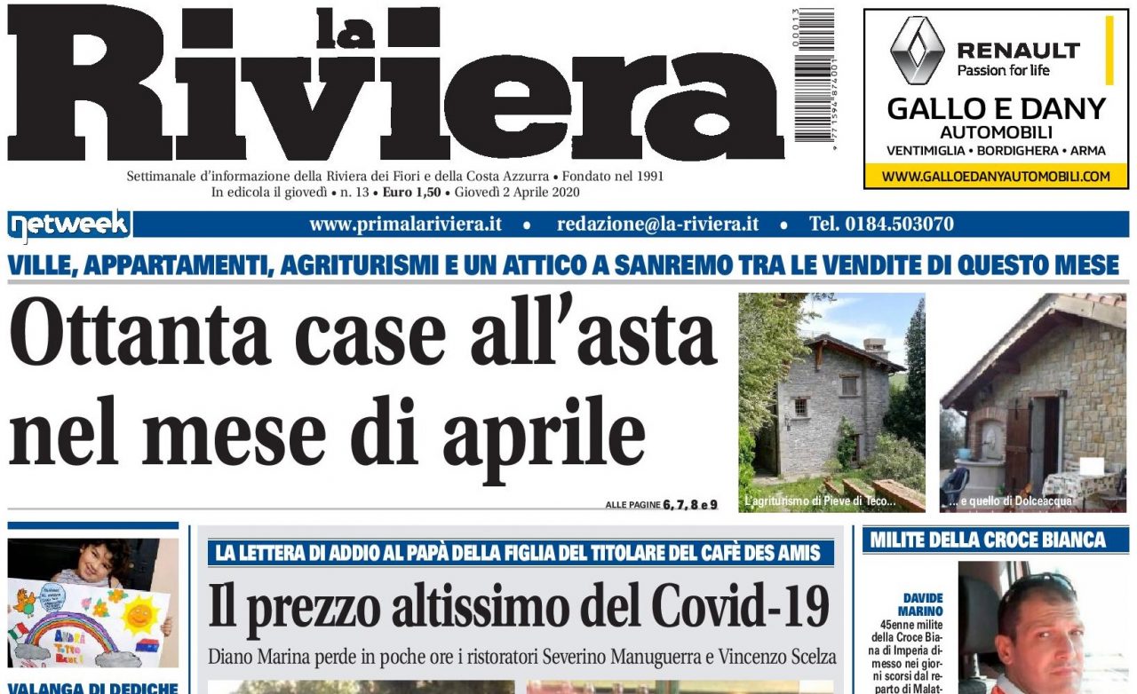 Il coronavirus non ferma le 80 aste giudiziarie che diventano telematiche