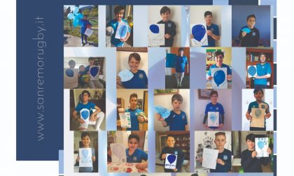 Sanremo Rugby si tinge di blu per la giornata mondiale dell'autismo