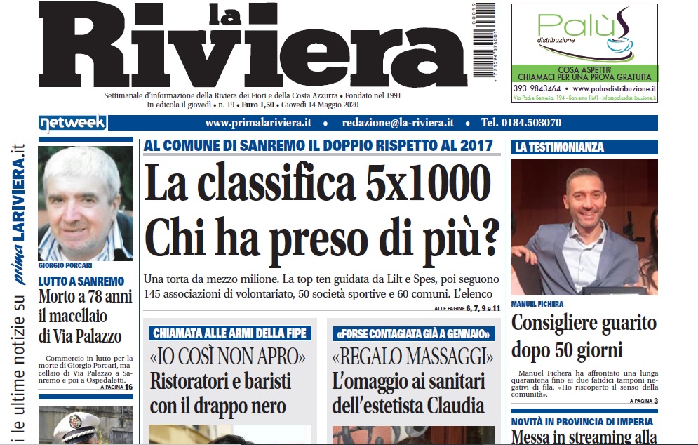 Ecco a chi è andato il mezzo milione del 5 per mille. La classifica di 250 associazioni imperiesi