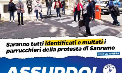 Multe ai parrucchieri dopo la protesta in piazza, Salvini: "Assurdo, faremo ricorso"