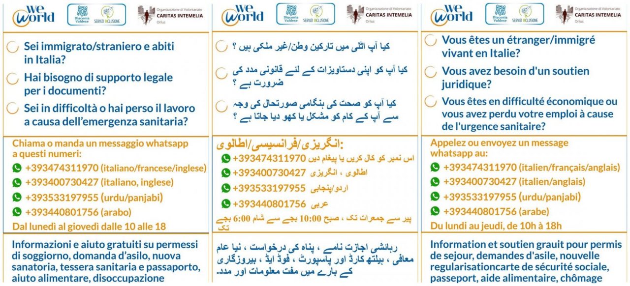 Migranti, riprendono transiti e respingimenti al confine, Caritas riapre ufficio socio-legale