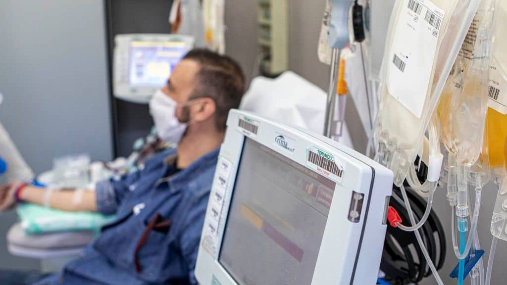 Sanremo: iniziata la terapia del plasma iperimmune per malati Covid
