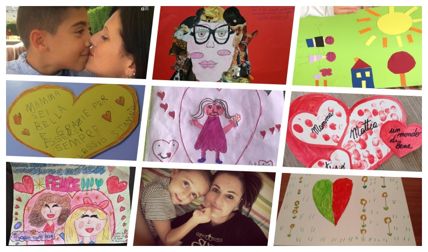 Care mamme su La Riviera disegni, foto e messaggi che i vostri bimbi hanno preparato per voi!