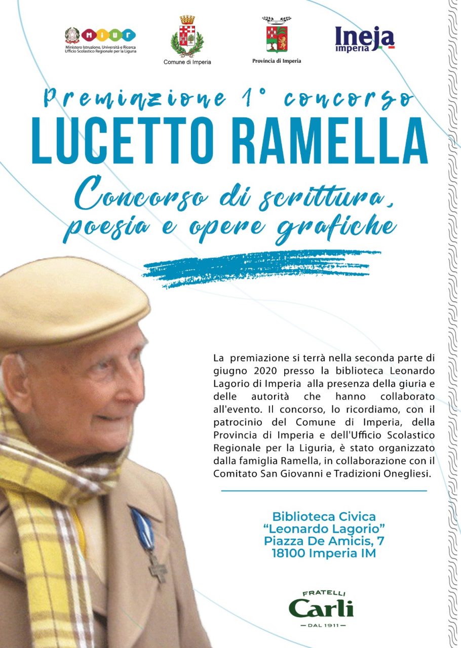 Oltre 400 partecipanti al primo concorso Lucetto Ramella a giugno le premiazioni