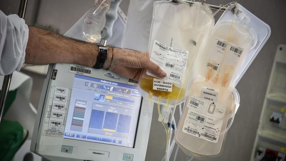 Dimesso il primo imperiese curato con il plasma iperimmune