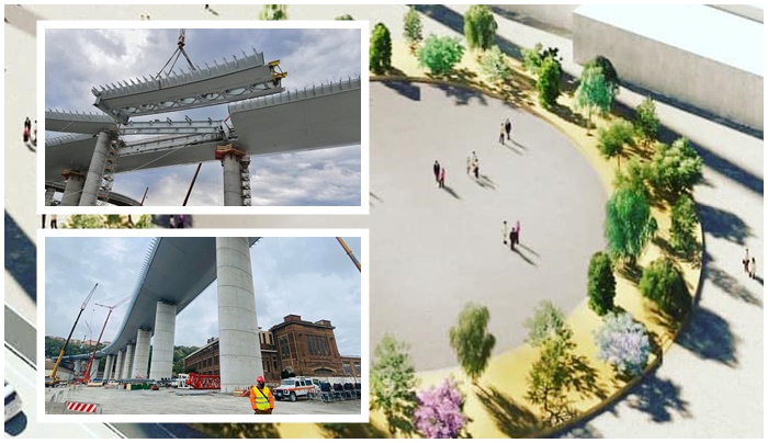 Ecco come sarà la “Radura della Memoria” sotto il nuovo ponte di Genova