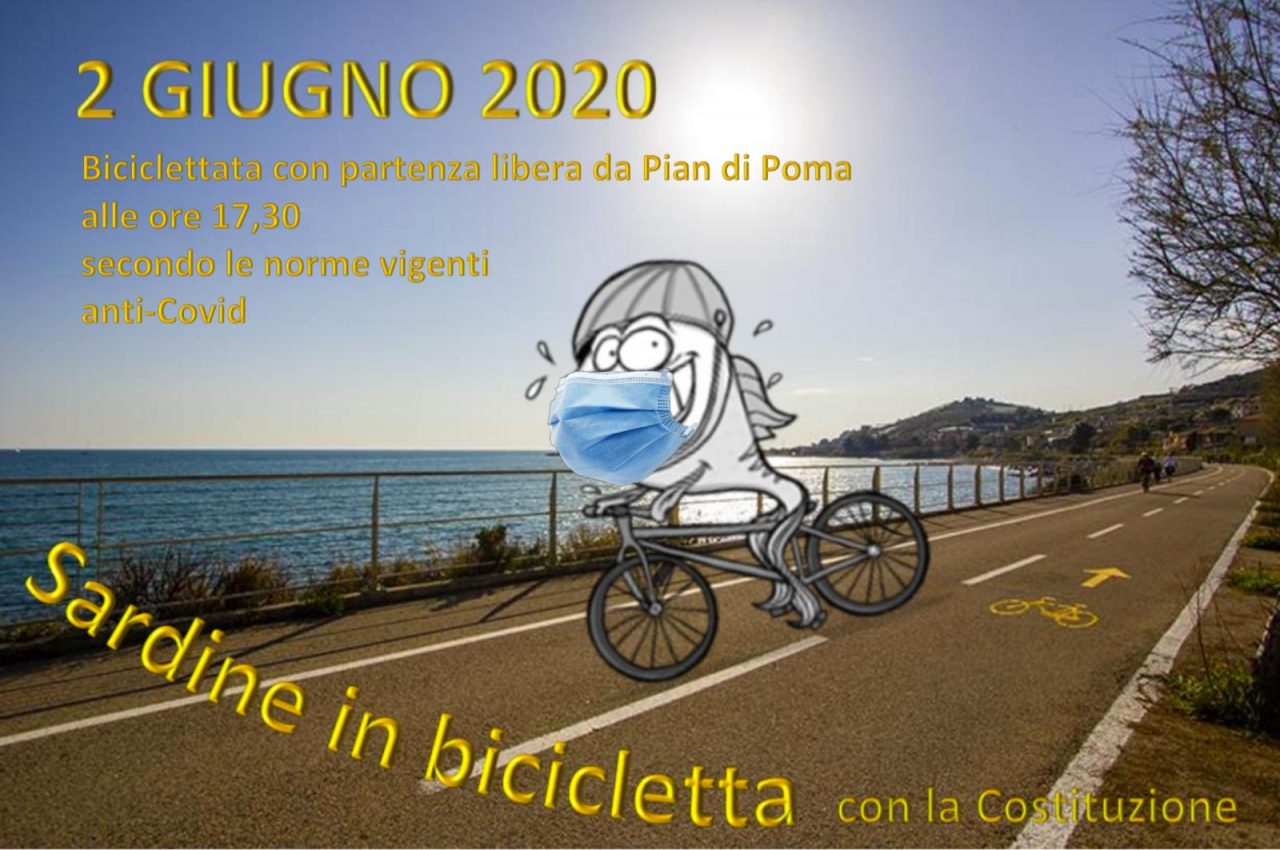 “Sardine in Bicicletta… Pedalando con la Costituzione” . Appuntamento il 2 Giugno