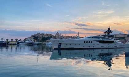 Lady M, yacht del milionario russo attraccato al Porto di Imperia